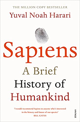 Sapiens: A Brief History of Humankind book cover